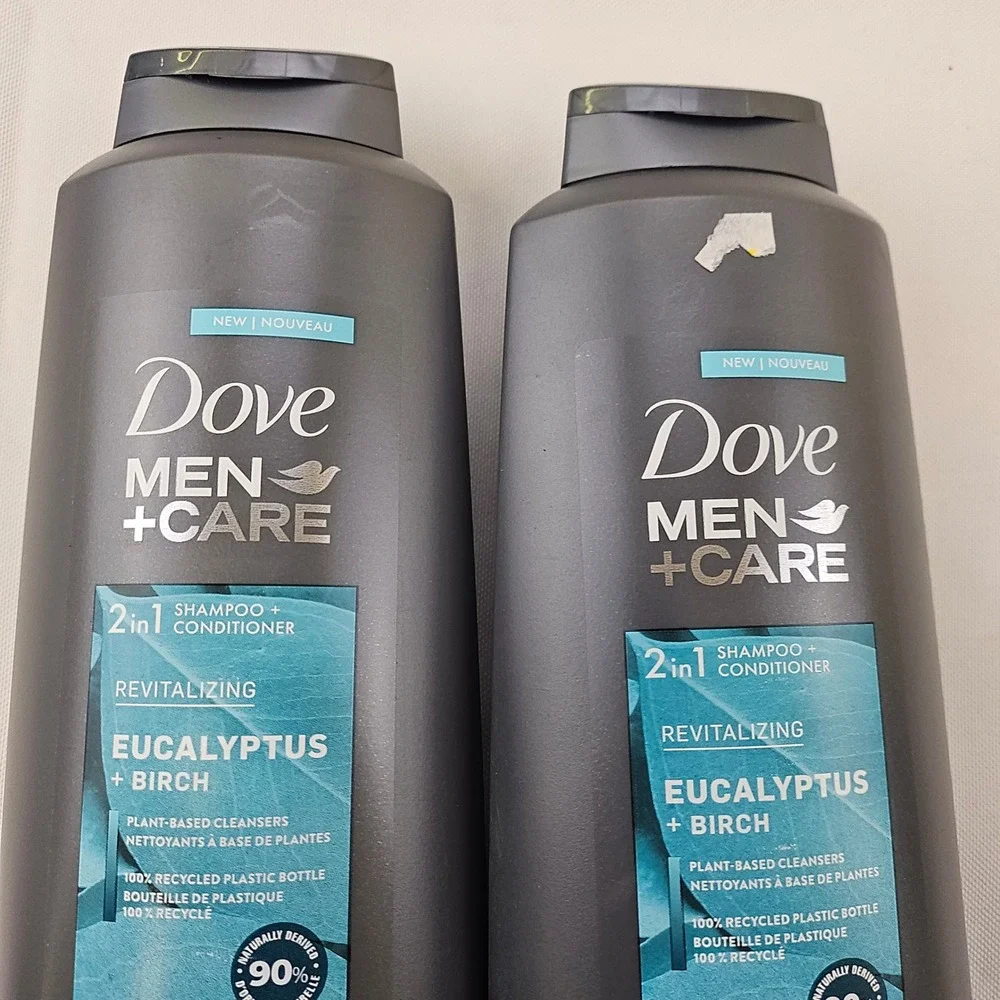 Dove Men+Care 2-in-1 Shampoo Conditioner‎ Eucalyptus Birch 20.4oz 2 Pack